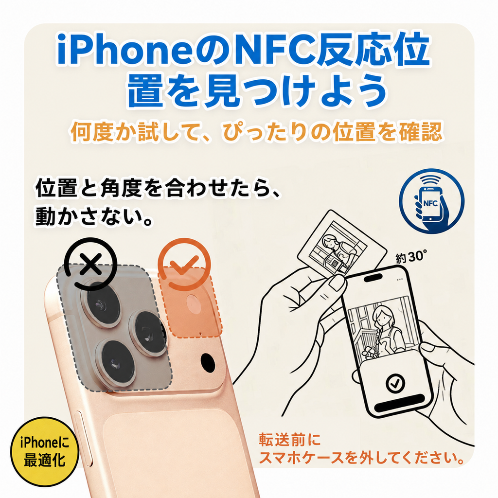 VidaBay Snap ブルー スマホをかざしてNFCで写真を転送 [color:blue]