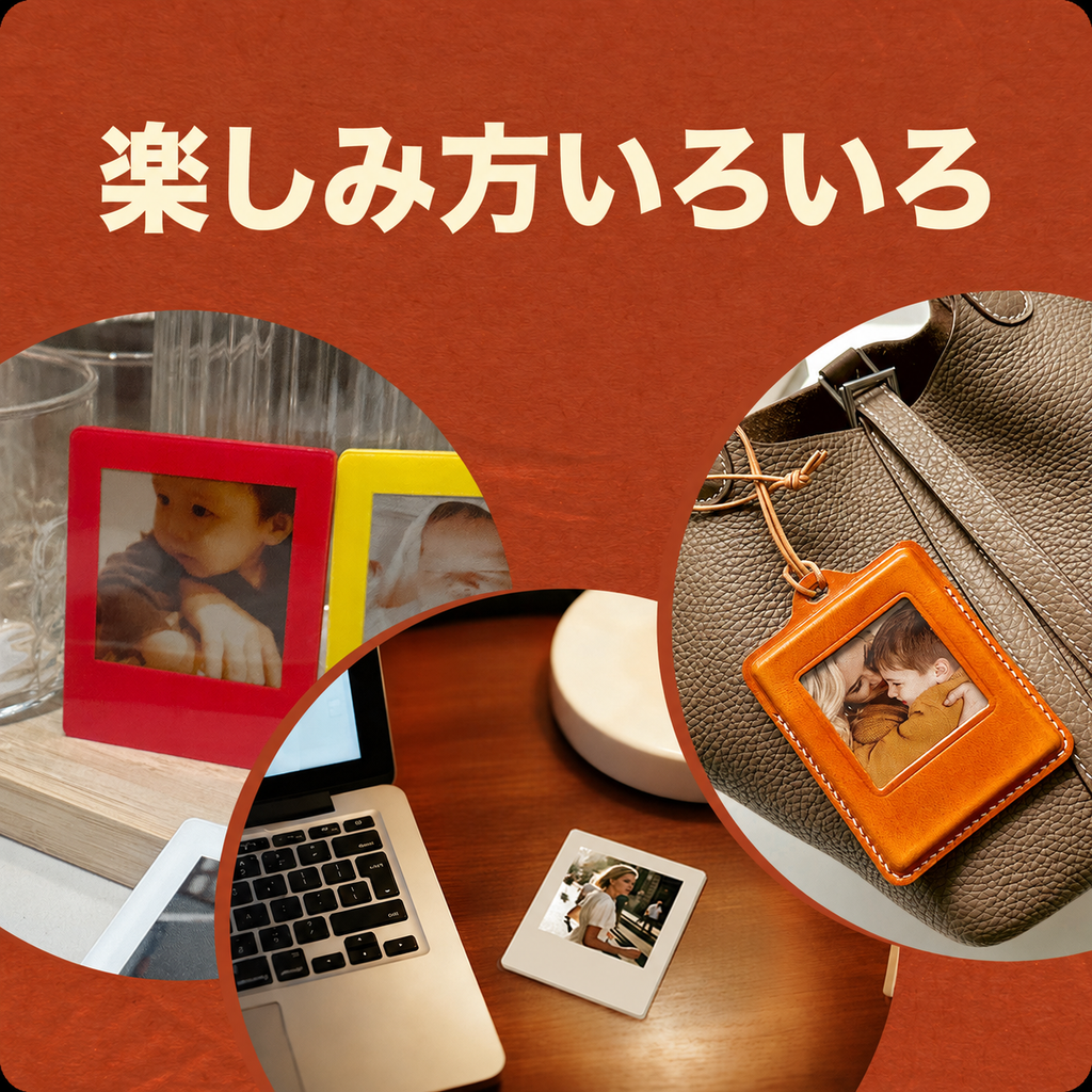VidaBay Snap レッド レザーケースアクセサリー使用イメージ [color:red]