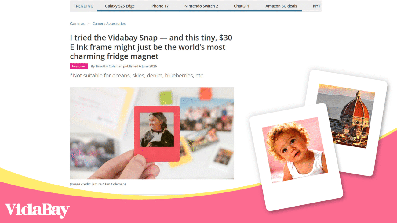vidabay blog eink TechRadar